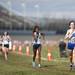 Saline High School junior Elianna Shwayder approaches the finish line in the MHSAA Lower Peninsula Division One race on Saturday. She finished fifth with a time of 18:02.7. Saline finished third. Daniel Brenner I AnnArbor.com